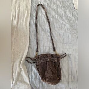 Madewel velvet purse
